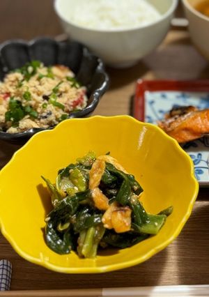 わけぎと油揚げのぬた-レシピのメイン写真