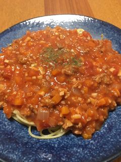 野菜たっぷりミートソース-レシピのメイン写真
