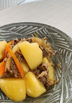 蒸し煮肉じゃが-レシピのメイン写真