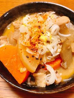 【簡単】野菜たっぷり 定食屋のもつ煮-レシピのメイン写真