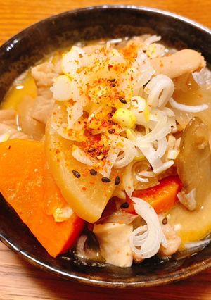 【簡単】野菜たっぷり　定食屋のもつ煮-レシピのメイン写真