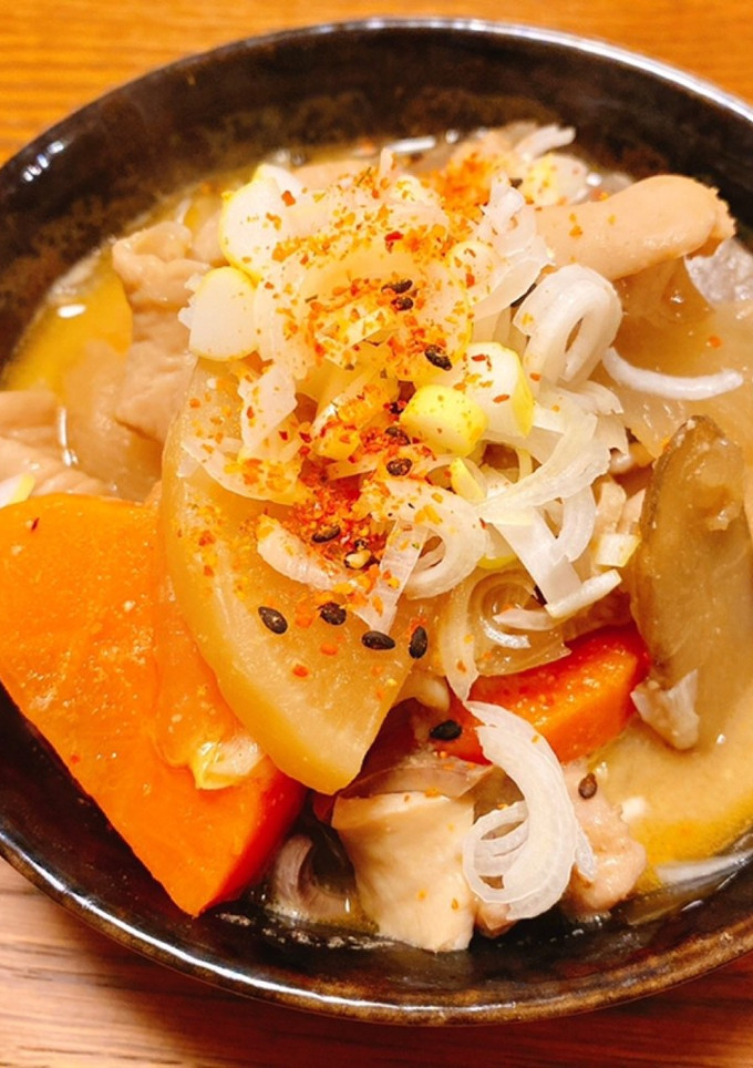 【簡単】野菜たっぷり　定食屋のもつ煮-レシピのメイン写真