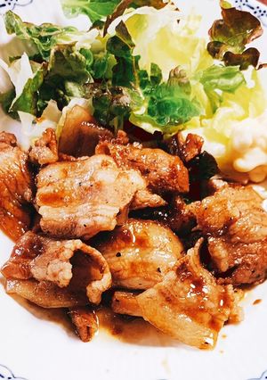 豚バラ肉生姜焼き(新調理法)-レシピのメイン写真