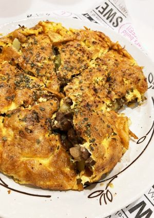 簡単♪なんちゃってスペイン風オムレツ♡-レシピのメイン写真