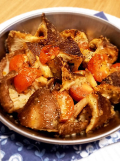 しいたけとプチトマトのチーズ焼き-レシピのメイン写真