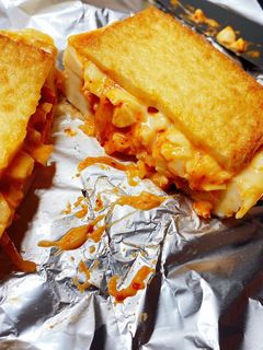 簡単!見た目◎厚揚げのキムチーズ挟み焼き-レシピのメイン写真