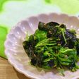 レンジで簡単!水菜と韓国のりのナムル