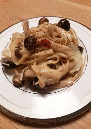 ワインに合う♪きのこのクリーム炒め-レシピのメイン写真