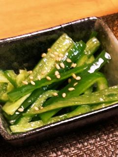 ピーマンのナムル-レシピのメイン写真