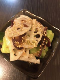 蓮根ときゅうりの梅和え-レシピのメイン写真