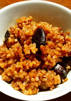 玄もち麦 黒花豆入り発芽玄米酵素ご飯-レシピのメイン写真