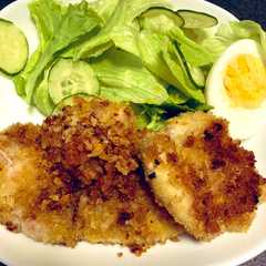 鶏肉のパン粉焼き(塗るカレーパン使用)-レシピのメイン写真