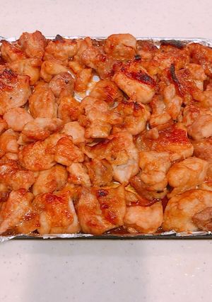オーブントースターで、簡単、串なし焼き鳥-レシピのメイン写真