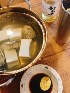 牡蠣と湯豆腐-レシピのメイン写真