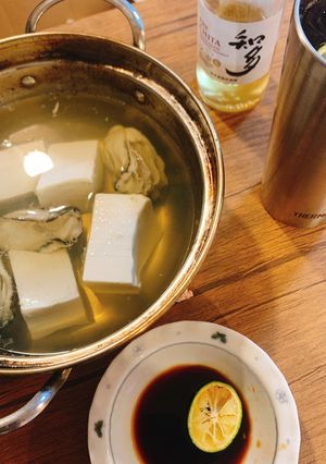 牡蠣と湯豆腐-レシピのメイン写真