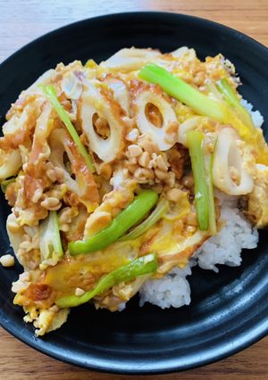スボランチ☆ちくわ納豆丼(1人前)-レシピのメイン写真