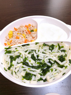 離乳食完了期 わかめうどん-レシピのメイン写真