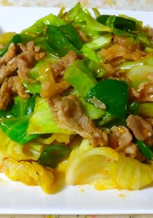 豚こまとキャベツ☆甘味噌で回鍋肉♪簡単-レシピのメイン写真