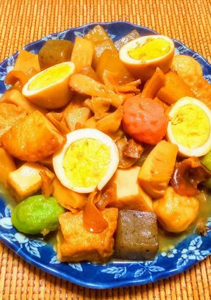 牛すじの筑前煮おでん-レシピのメイン写真