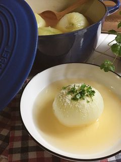 *まるごと新玉ねぎスープ*-レシピのメイン写真