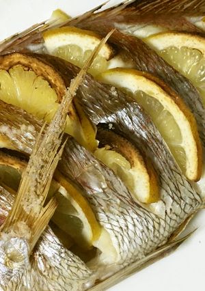 鯛のレモン姿焼き-レシピのメイン写真