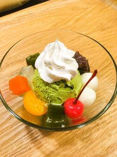 ちょっと欲張り☆白玉クリームあんみつ-レシピのメイン写真