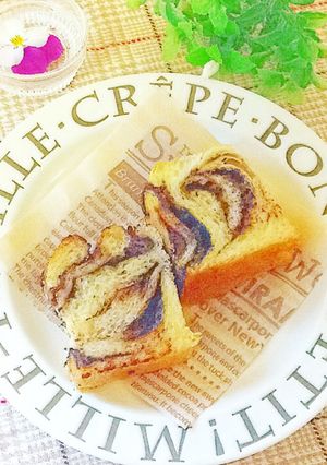 折り込みなし☆チョコマーブル食パン♪-レシピのメイン写真