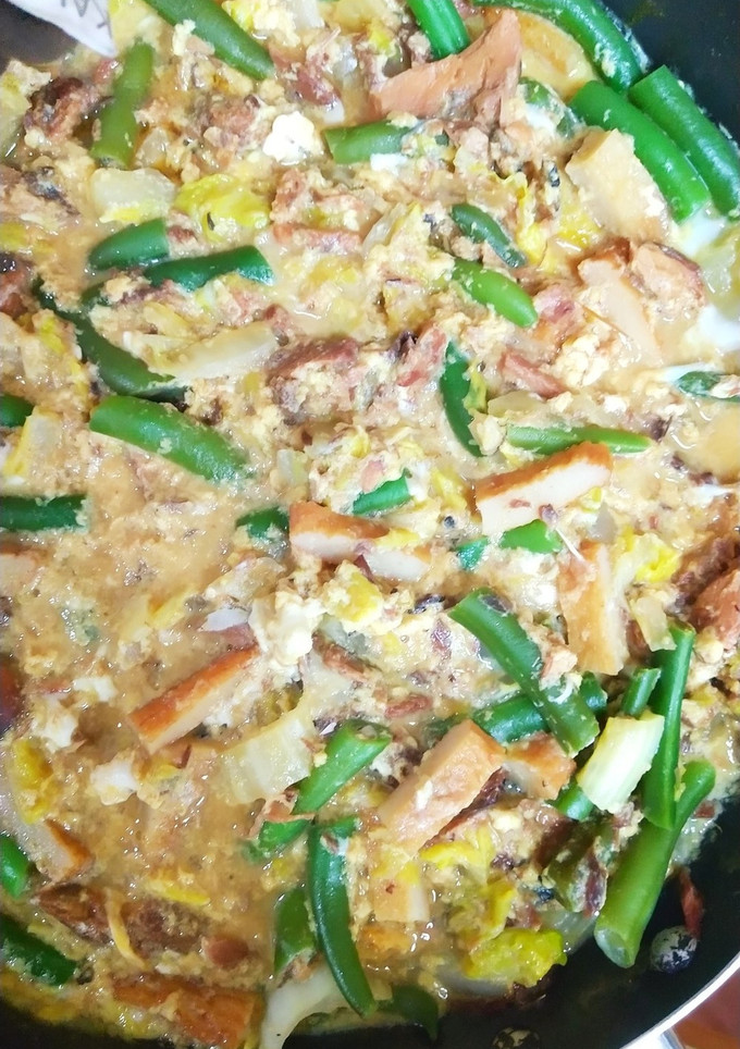 サバ缶と野菜の卵とじ-レシピのメイン写真