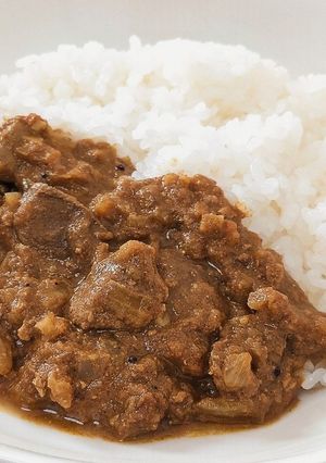 鶏レバカレー-レシピのメイン写真