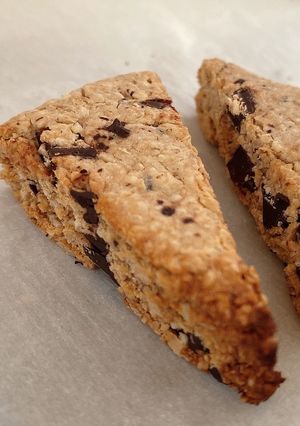 オートミールのチョコチップスコーン-レシピのメイン写真