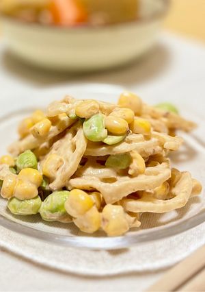 れんこんの彩り和サラダ♪-レシピのメイン写真