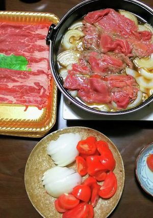 トマトすき焼き〖アレンジ鍋〗-レシピのメイン写真