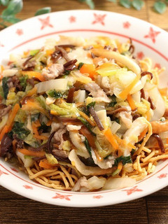 レンジで簡単!かた焼きそば☆つゆだく-レシピのメイン写真