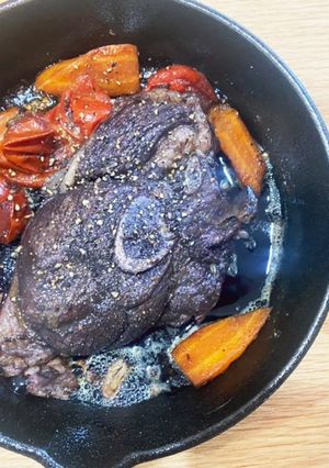 ラム肉の赤ワイン仕立て。簡単に。-レシピのメイン写真