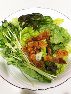 サラダにパラパラ 鶏皮チップ-レシピのメイン写真