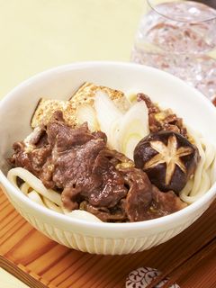 卵あんかけすき焼きうどん-レシピのメイン写真