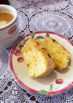 簡単！りんごヨーグルトパウンドケーキ-レシピのメイン写真