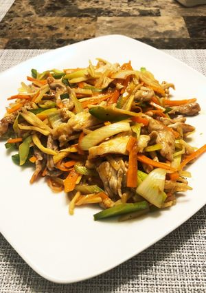 【減塩】豚ロース野菜たっぷり炒め-レシピのメイン写真