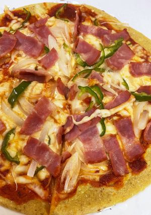 【ピザ食べたい！】オートミールピザ-レシピのメイン写真