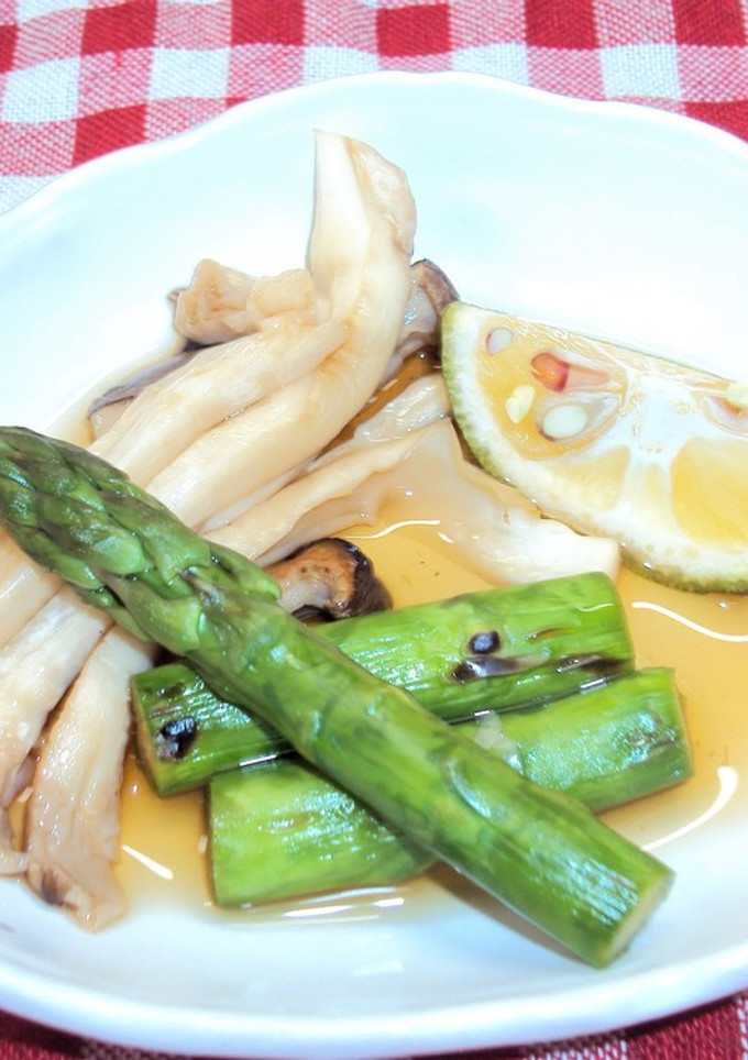 きのことアスパラの焼き浸し-レシピのメイン写真