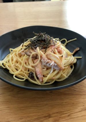 我が家の味!たらマヨパスタ-レシピのメイン写真