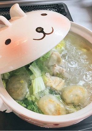 冷凍白菜で煮込み時間短縮♪美味しい鍋に-レシピのメイン写真