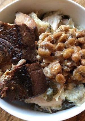 納豆とブリの照り焼き丼-レシピのメイン写真