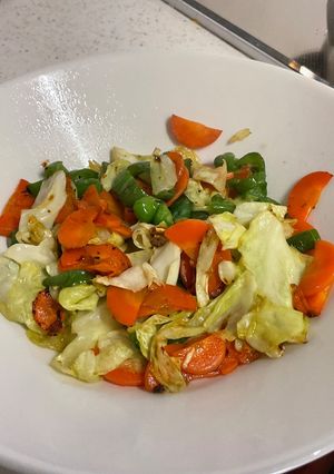 今夜の夕飯に野菜の簡単炒め-レシピのメイン写真
