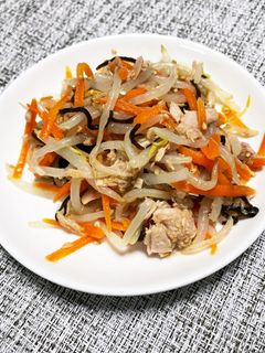 もやしとにんじんの塩昆布あえ-レシピのメイン写真