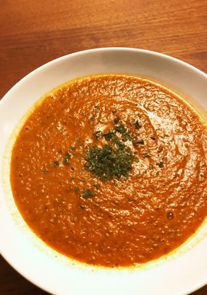 トマトとバジルのスープ-レシピのメイン写真