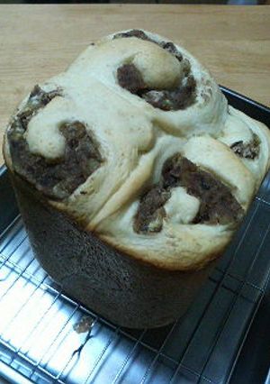 HBでマロンロールパン-レシピのメイン写真