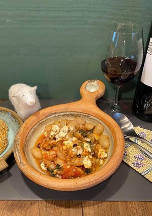 ギリシャ料理　豆とトマトのオーブン焼き-レシピのメイン写真