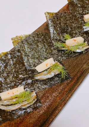 【1分おつまみ】オイルサーディン海苔巻き-レシピのメイン写真