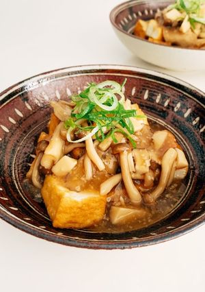 醤油麹でコクうま♡厚揚げのきのこあんかけ-レシピのメイン写真